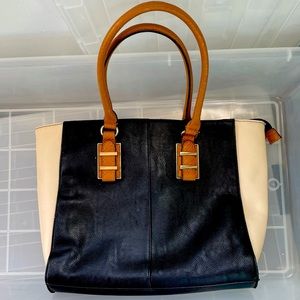 Black & Cream Aldo Tote Purse